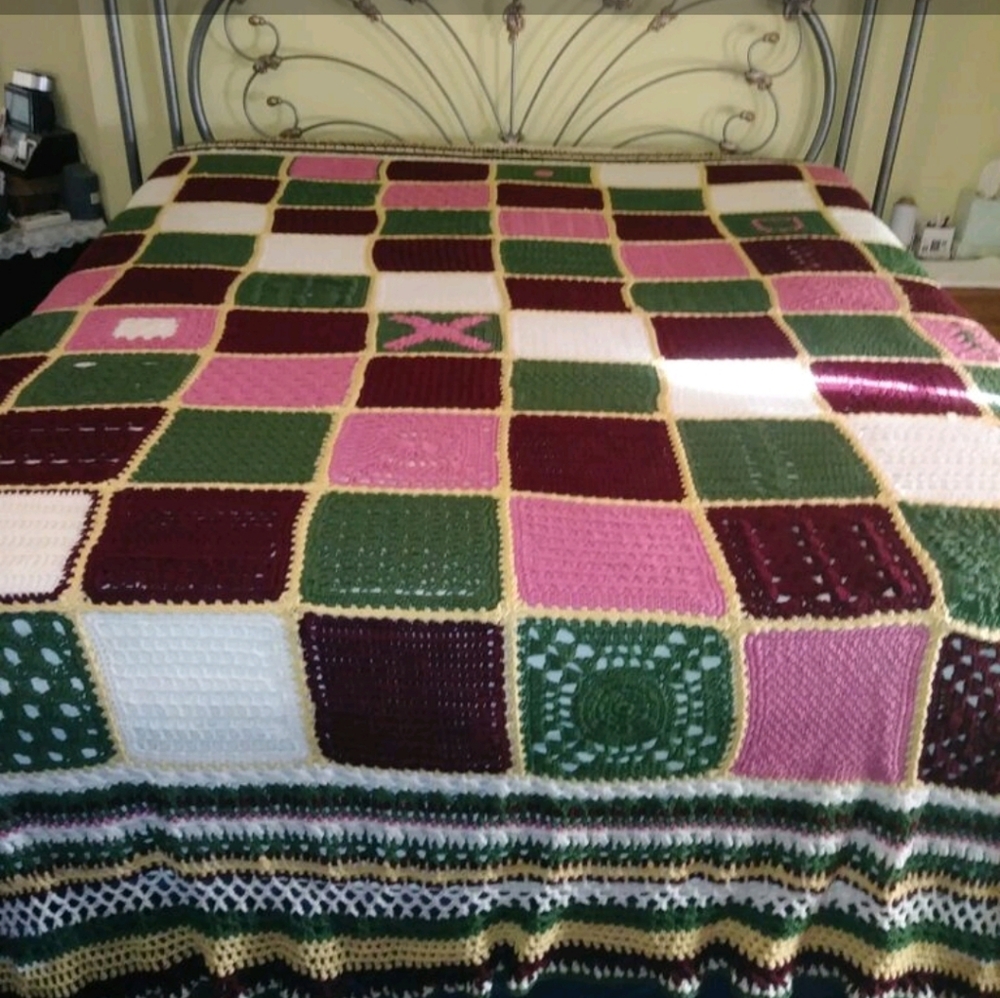 King Sized Crochet Bedspread